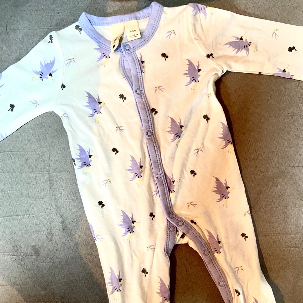 Kyte button up footie